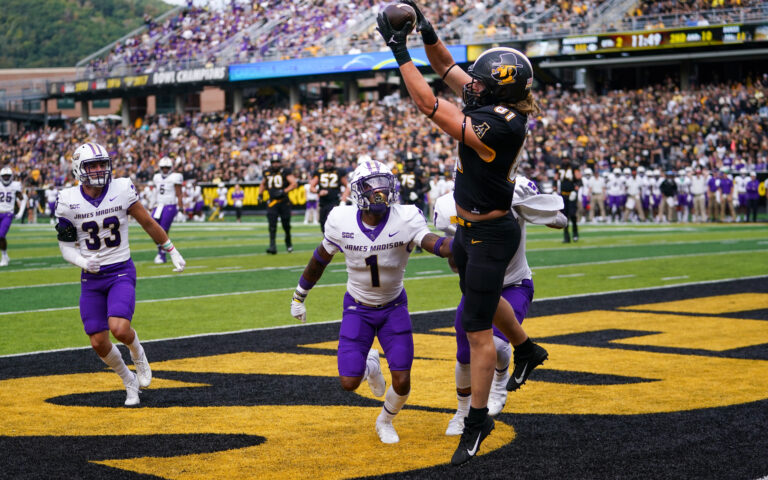 Dukes pull an ‘App State’ against App State, come from behind to win, 32-28