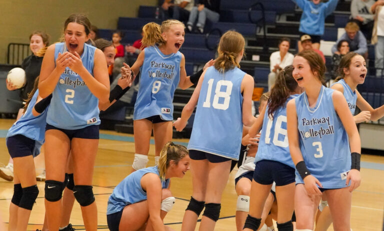 Parkway surprises Hardin Park for middle school volleyball tournament championship