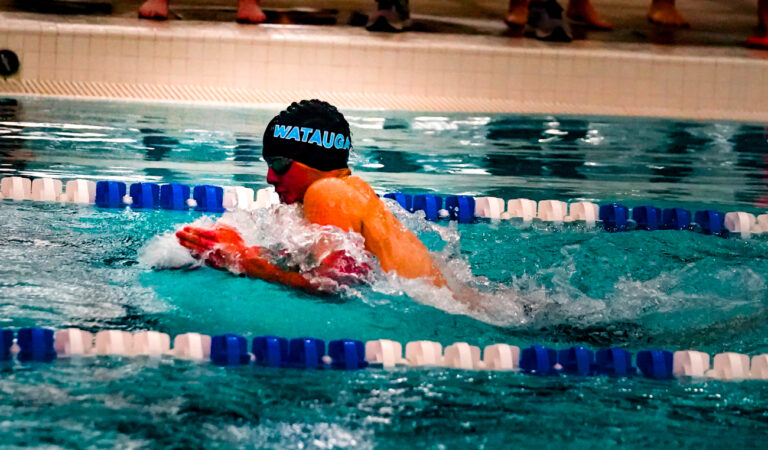 UPDATED: High school swimmers make a splash in Watauga Rec Center pool