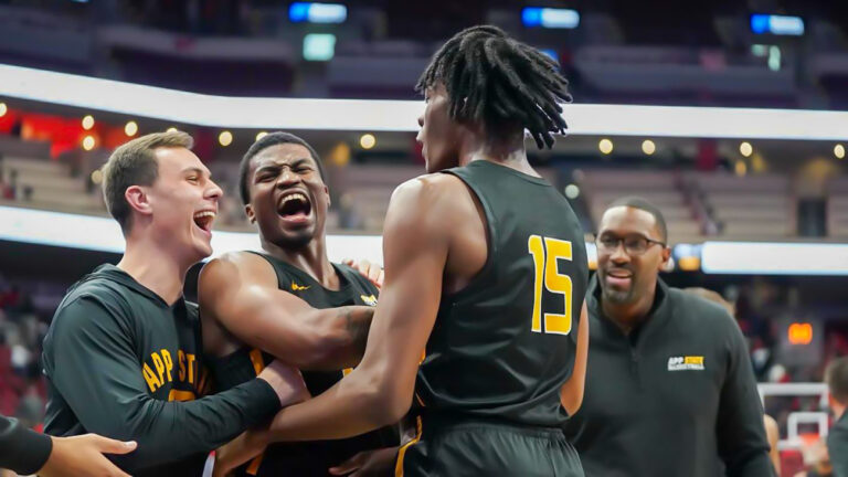 App State surprises Louisville, 61-60