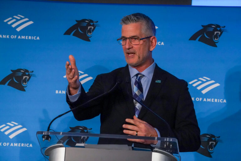 Fanfare: Reich introduced as Carolina Panthers’ new head coach