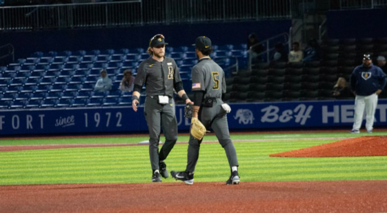 Mountianeers win slugfest at High Point, 12-8