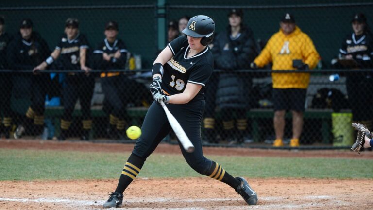 App State softball earns opening day split at Queens