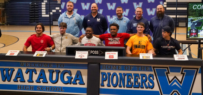 Six more Watauga athletes celebrated for commitments to ‘play at the next level’