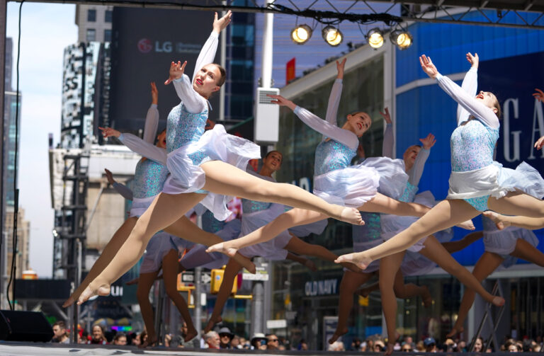 New York sights and sounds embrace Project Dance in Times Square