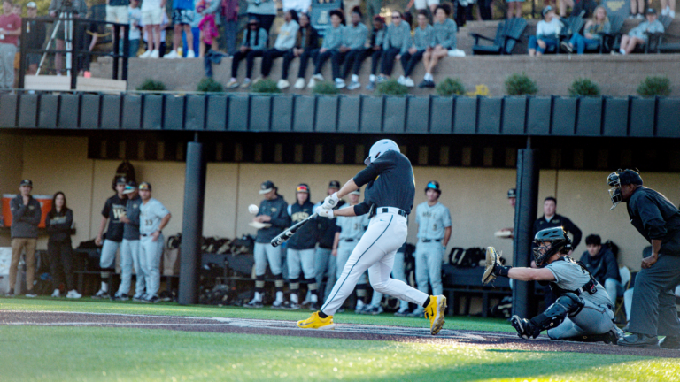 Record crowd watches late Wake Forest rally overcome Mountaineers, 10-4