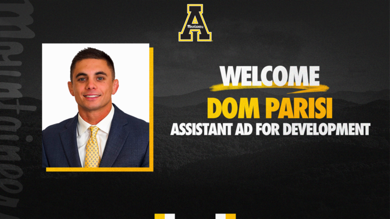 Dom Parisi: Former Mountaineer wrestling champ returns as Asst. A.D. for Development