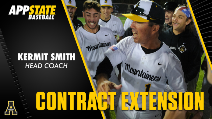Kermit Smith signs contract extension to coach App State Baseball through 2027