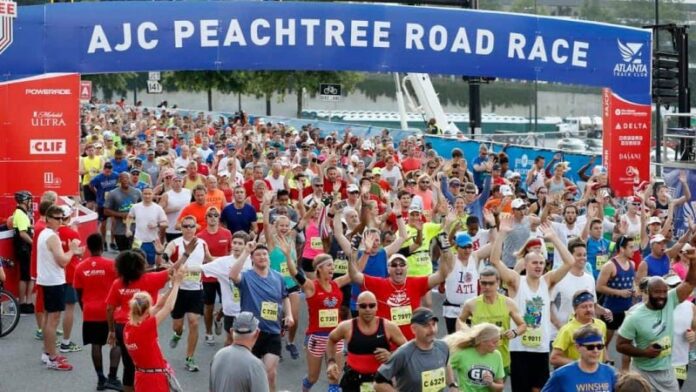 Some 60,000 runners participated in the 2023 Peachtree Road Race