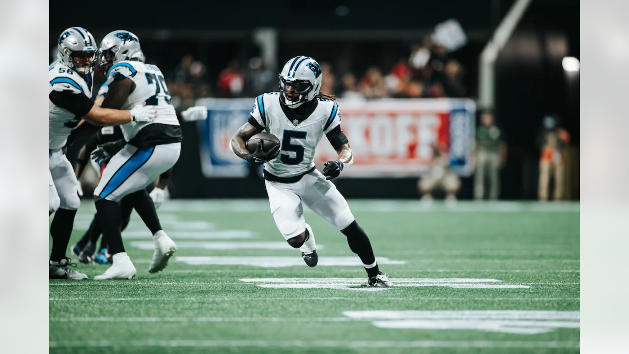 Falcons' Jessie Bates III after defeating the Panthers, 24-10