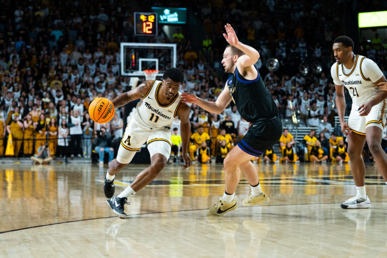 App State completes season sweep of JMU, 82-76
