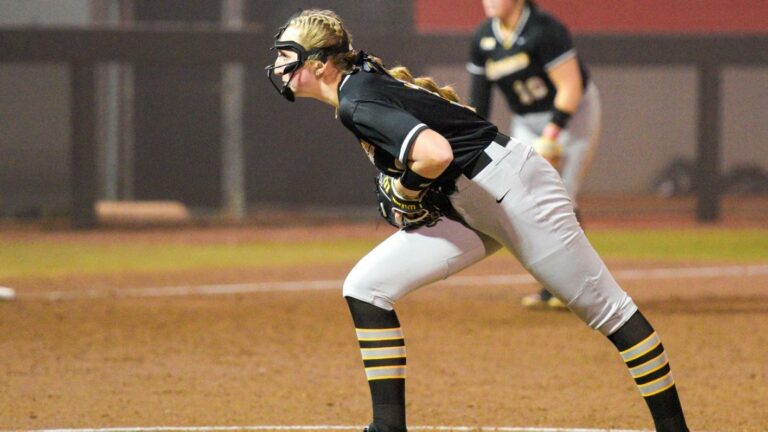 Mountaineers’ softball rides strong pitching to win over Cleveland State, 4-2