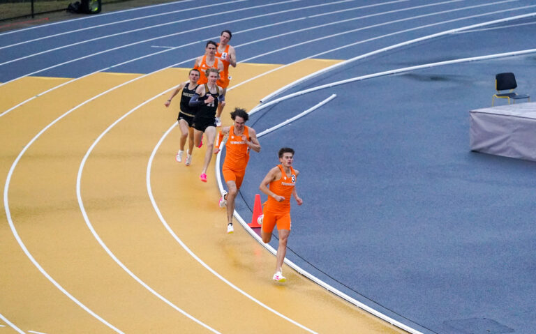Wainscott improves on his facility record in hammer throw for App State Open’s Day 1