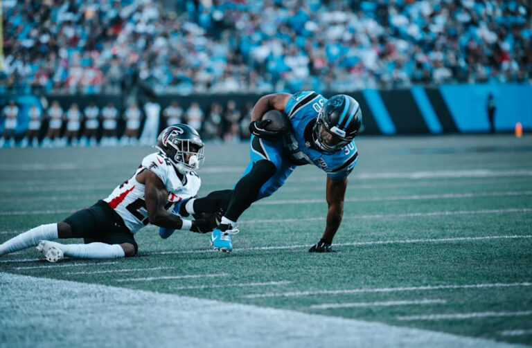 Falcons power past Panthers, 38-20