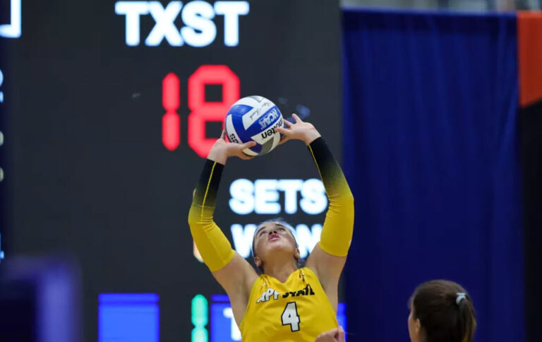 Sun Belt East No. 1 seeded Mountaineers fall to West No. 2, Texas State, 3-0 in tourney semis