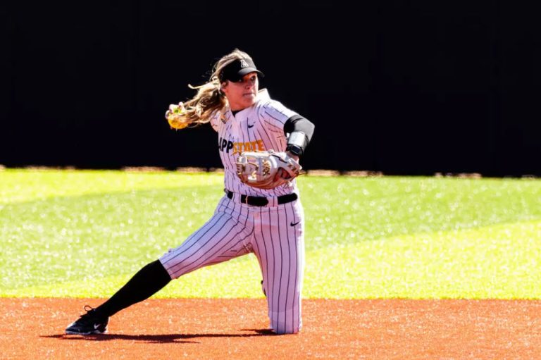 Mountaineers fall in new softball stadium to Eagles, 5-3