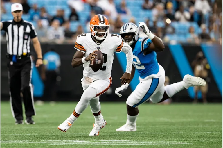Panthers fall to Browns in first preseason game, 30-10