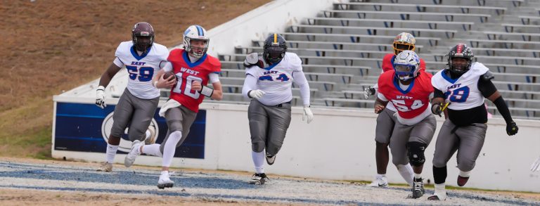 Keller-led West dismantles East, 50-14